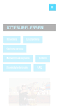 Mobile Screenshot of kitesurflessen.be